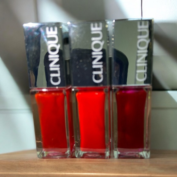 Clinique Lip Color Primer Lipstick Nectar Glow Pop Glow Rose Glow NEW Each $20 - Picture 2 of 3